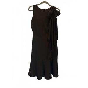 Sophie Theallet x The Limited ✨ Black Fit & Flare Dress with Bow 🎀 Size 4